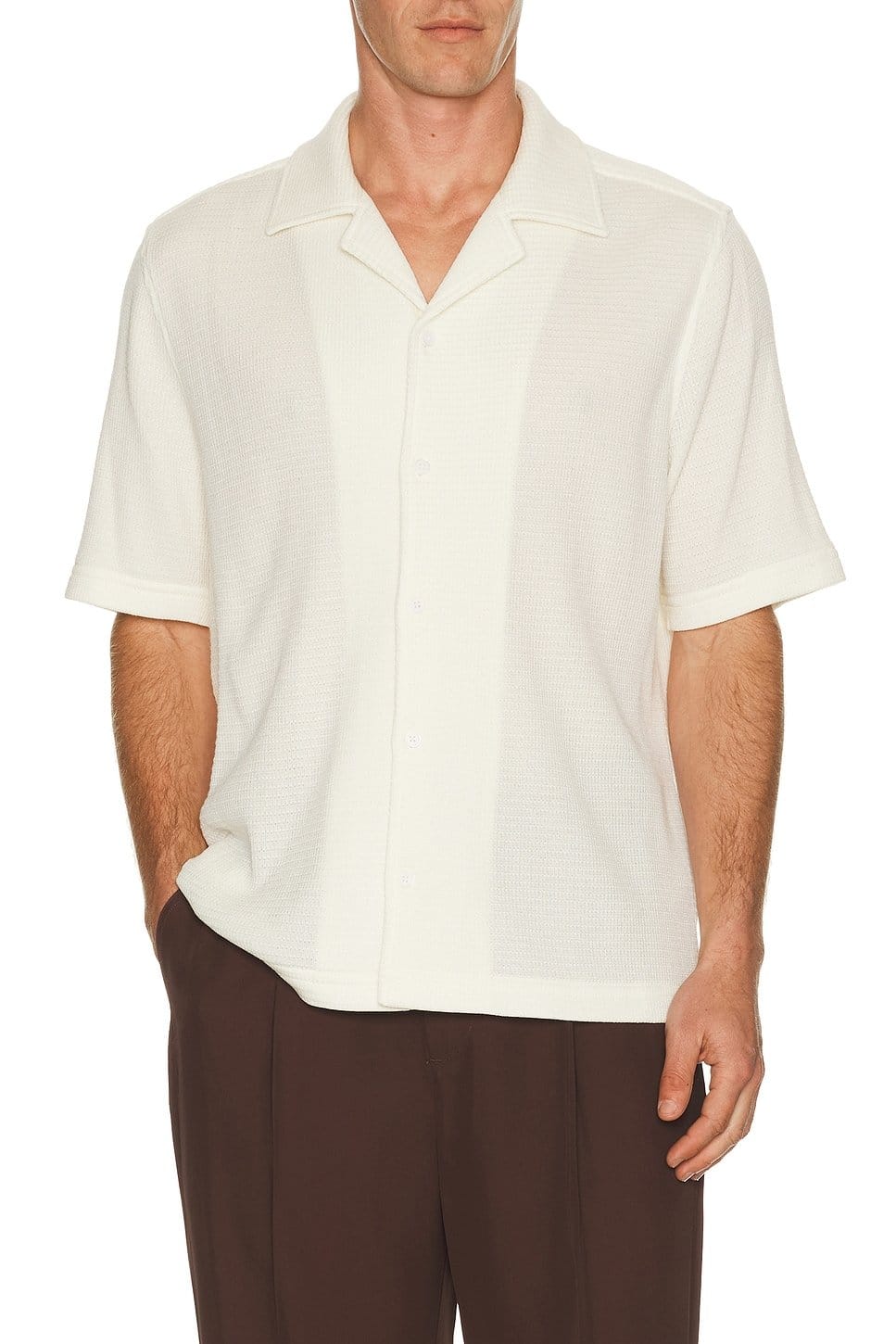 Revolve Troy White Short Sleeve Shirt