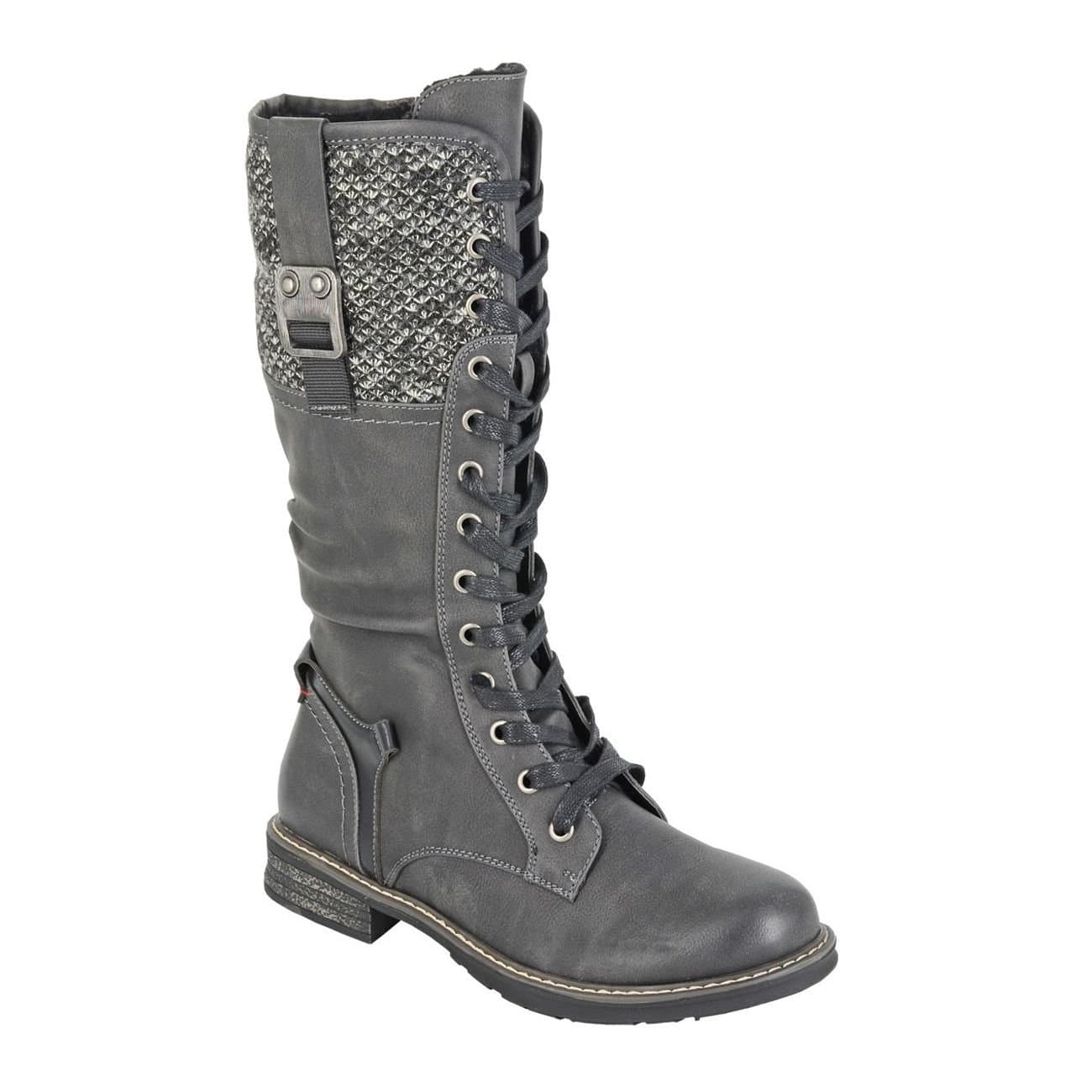 Cipriata Cipriata Women's Gabriela Combat Boots in Black