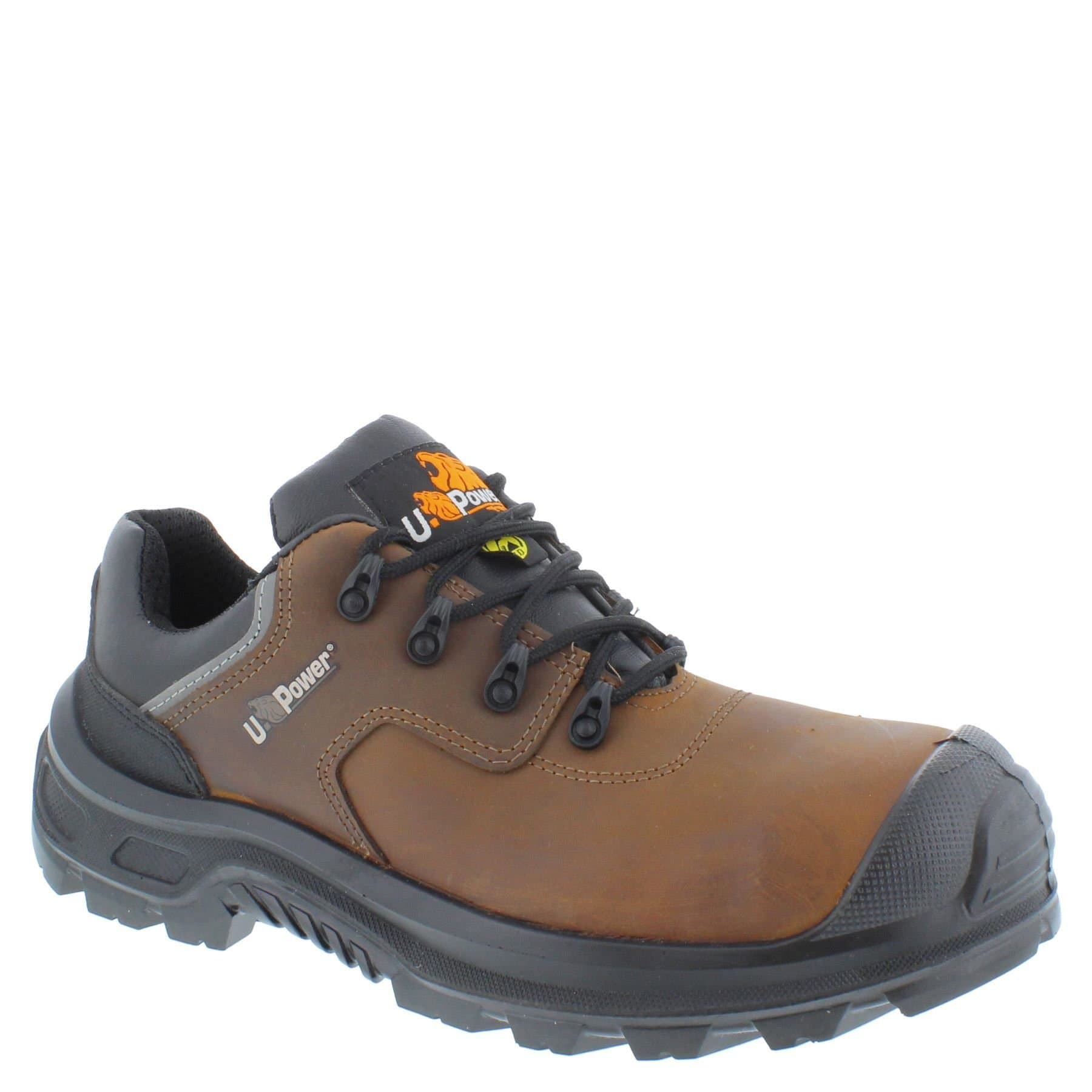 U-Power U-Power Men's Moska Uk ESD S3S Waterproof Leather Safety Shoes in Brown
