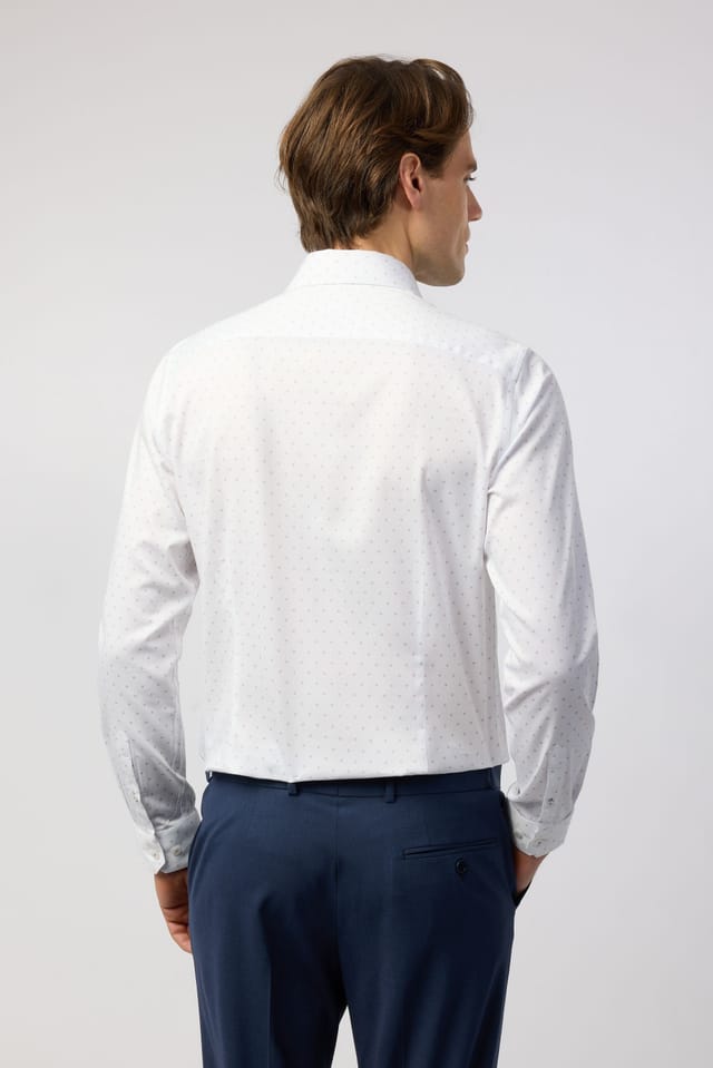 Ted Baker Ted Baker Men's Geometric Dot Shirt in White - 2