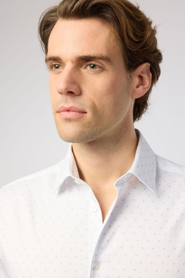 Ted Baker Ted Baker Men's Geometric Dot Shirt in White - 3