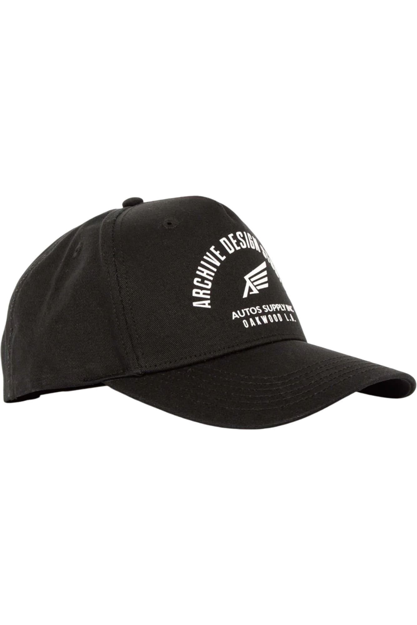 Archive Design Studios Archive Design Studios Men's Oakwood Cap in Black