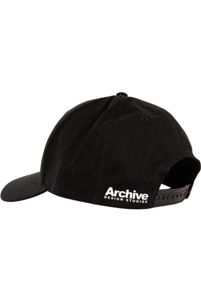 Archive Design Studios Archive Design Studios Men's Oakwood Cap in Black - 2