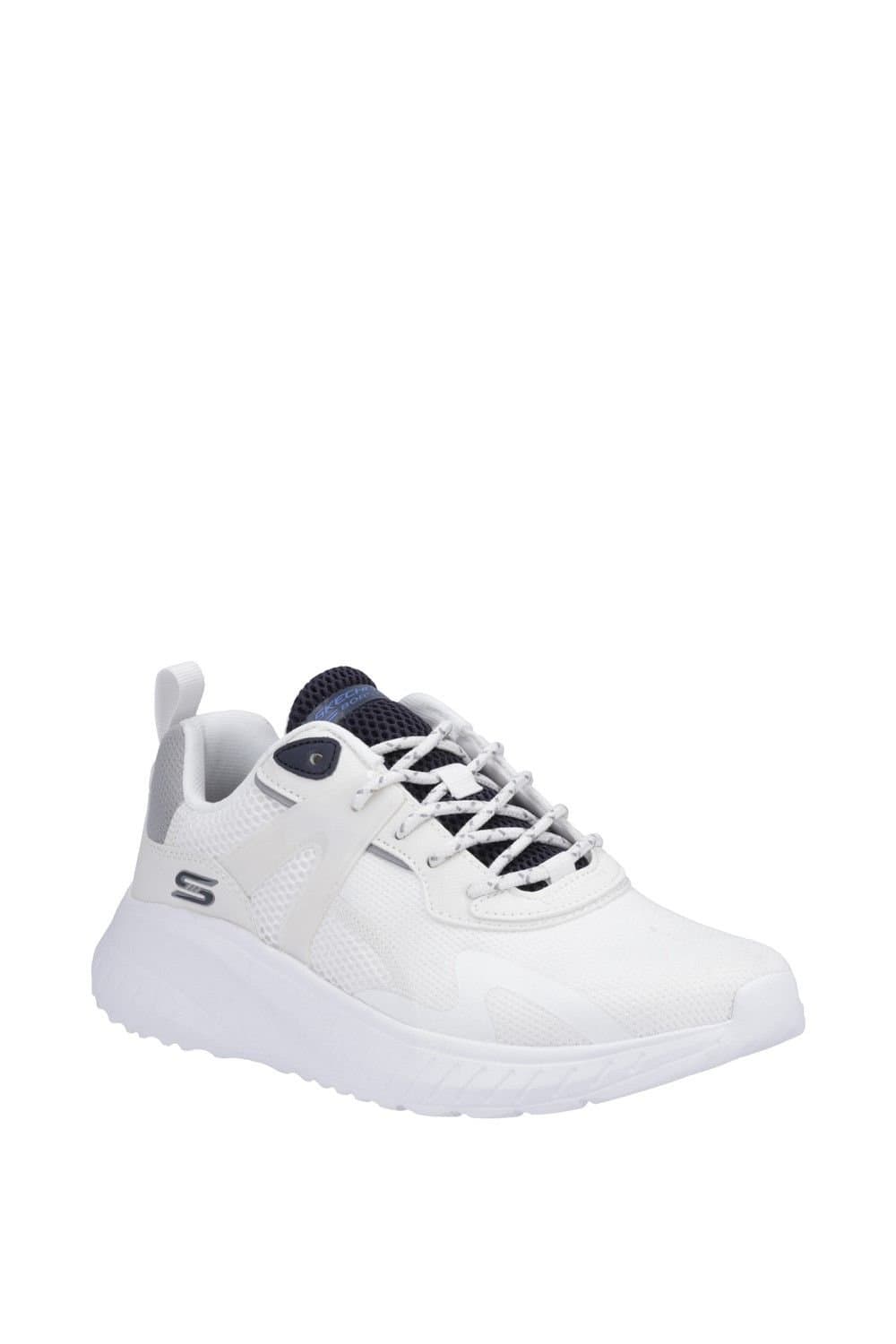 Skechers Skechers Men's White Bobs Squad Chaos Elevated Drift Trainers