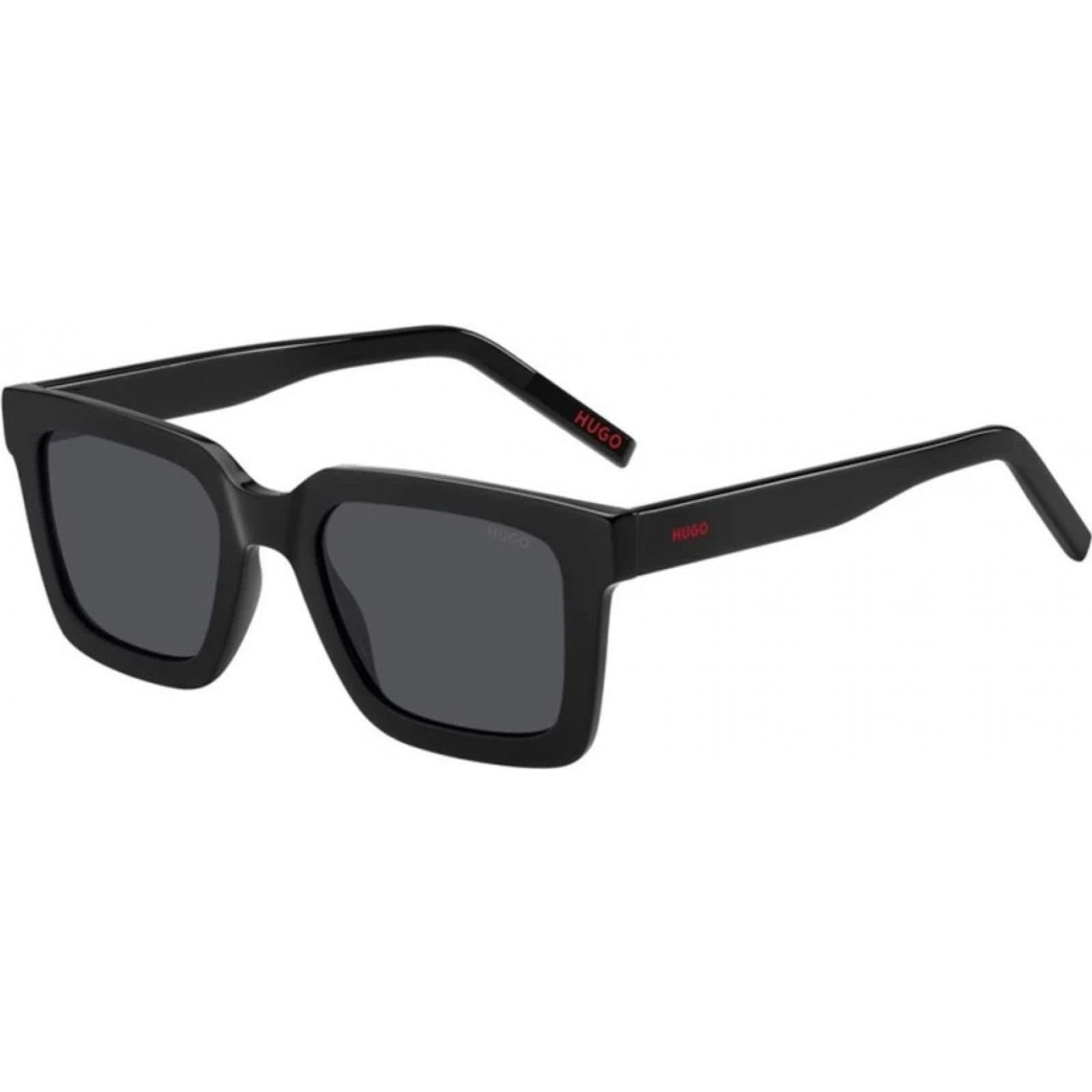 HUGO HUGO Men's HG-1259S-807IR Square/Rectangle Sunglasses in Black