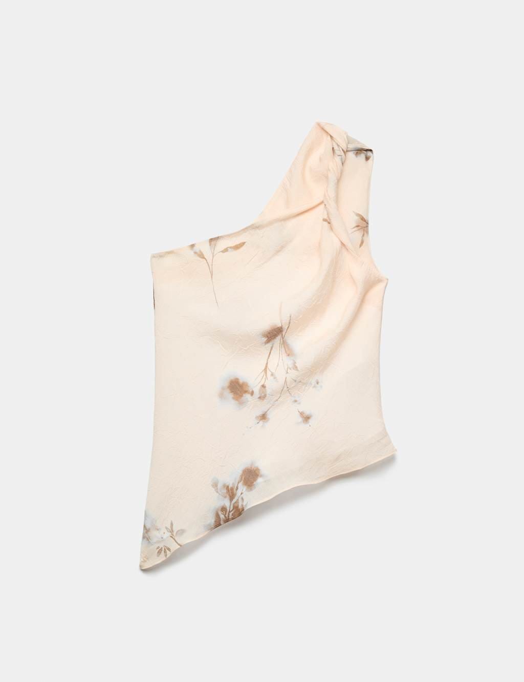Marks & Spencer M&S Floral Asymmetrical Top Cream Mix - 1