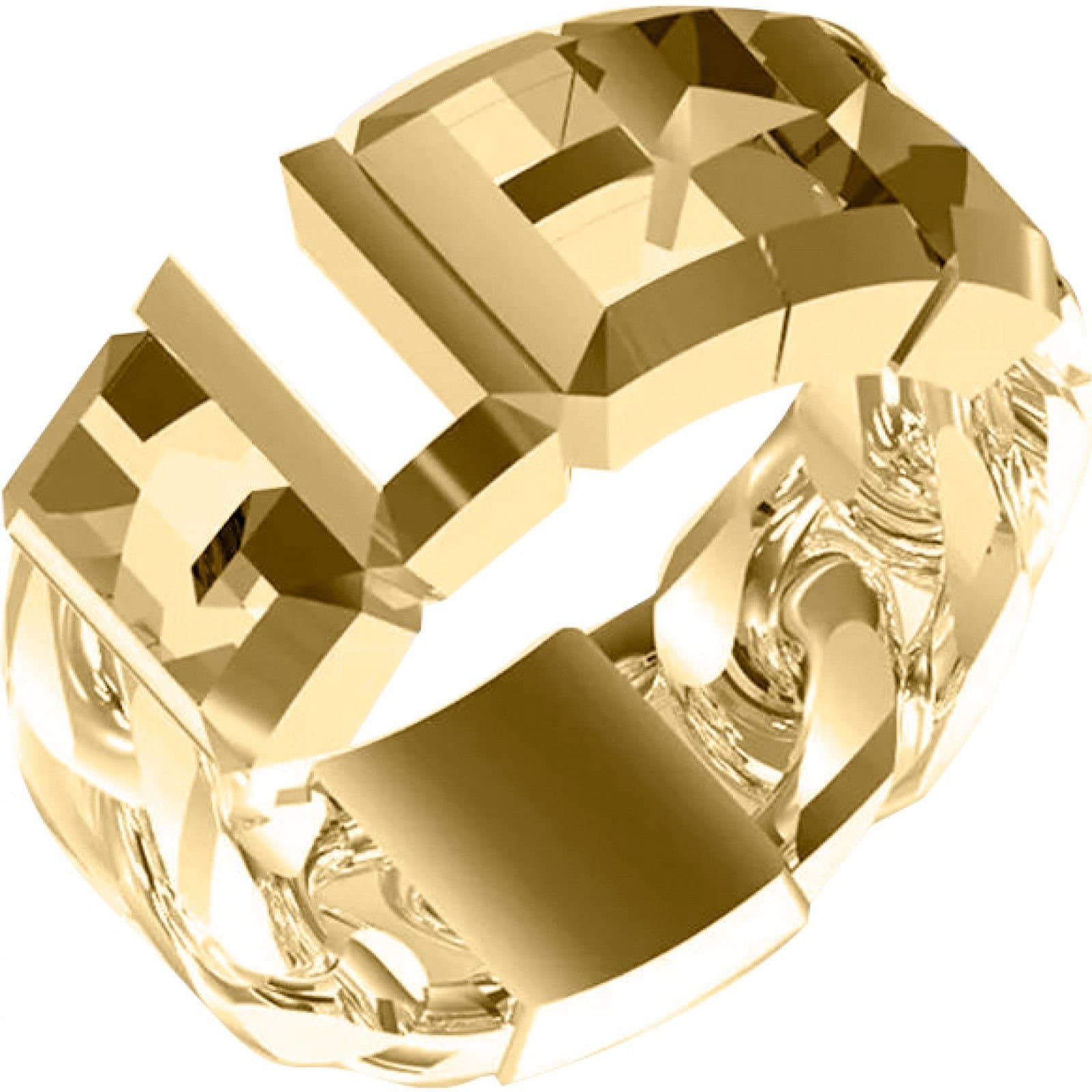 Guess Guess Men's JUMR03206JWYGBK62 Ring in Gold