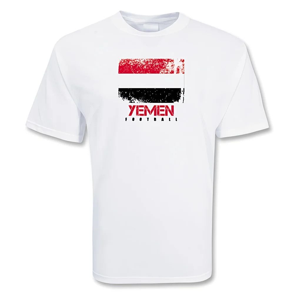 Yemen Yemen Men's Football T‑shirt in White - 2