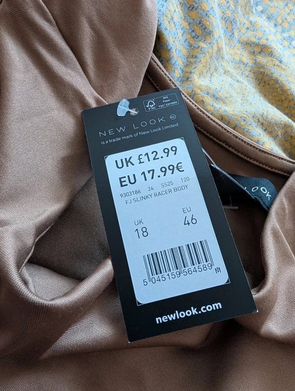New Look Brown Slinky Jersey Low Back Bodysuit