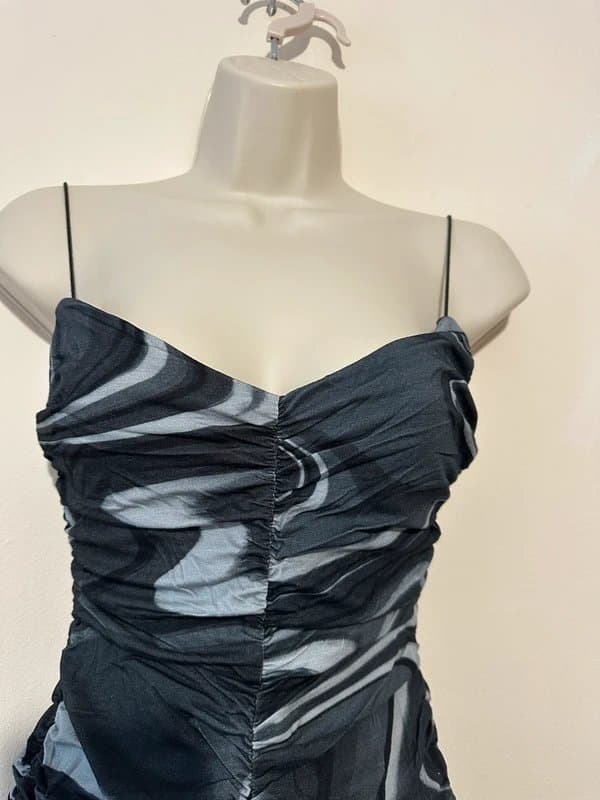 ASOS Design Asos design strappy midi dress black size 8