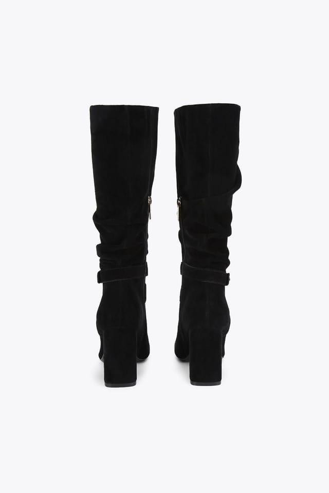 Carvela Carvela Women's 'Jackpot Slouch Knee' Suede Boots in Black - 3