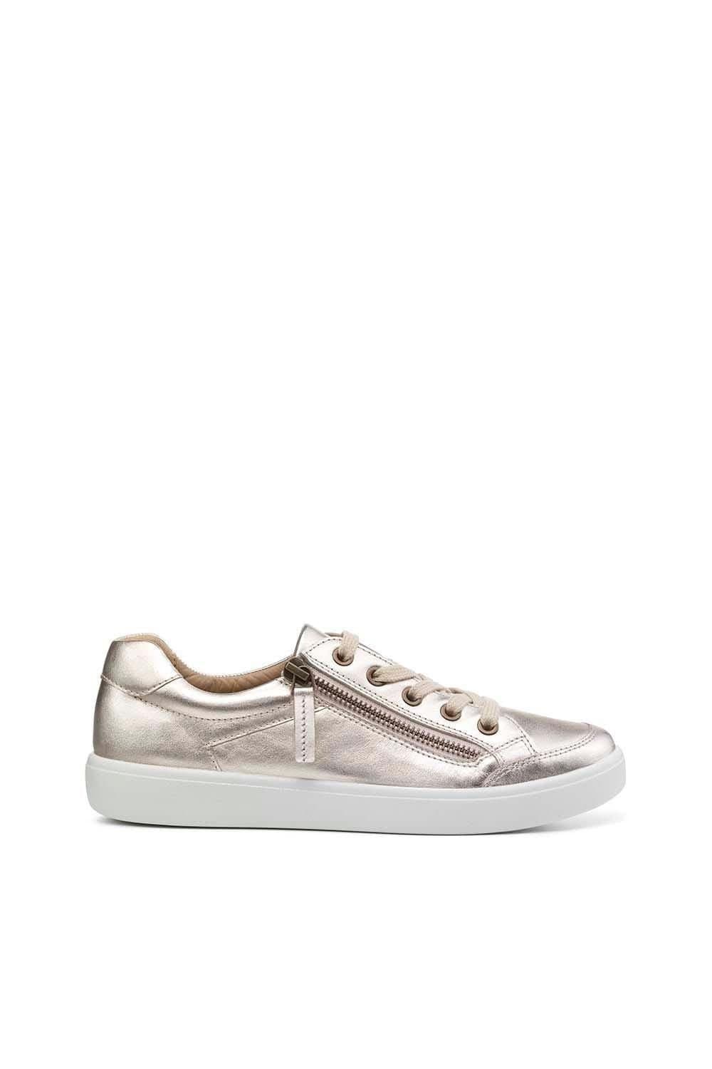 Hotter Hotter Women's 'Chase II' Deck Shoes in Metallic Gold