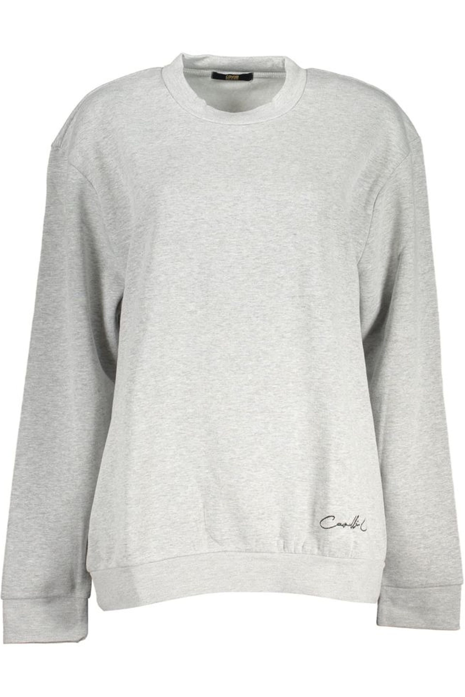 Cavalli Class Cavalli Class Light Grey Crew Neck Sweatshirt