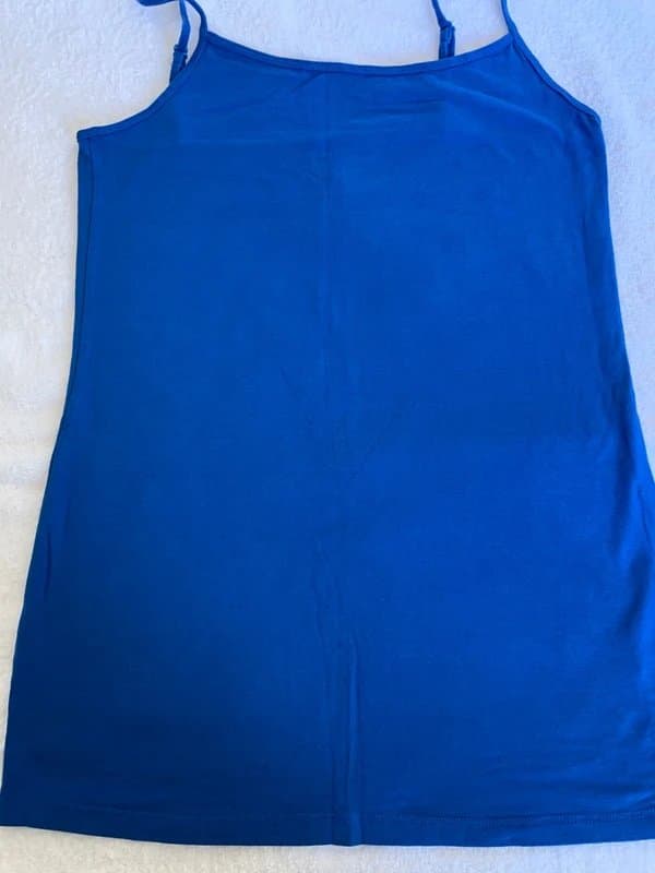 New Look A Collection of Vest Tops Black/Navy/Blue. Size 14