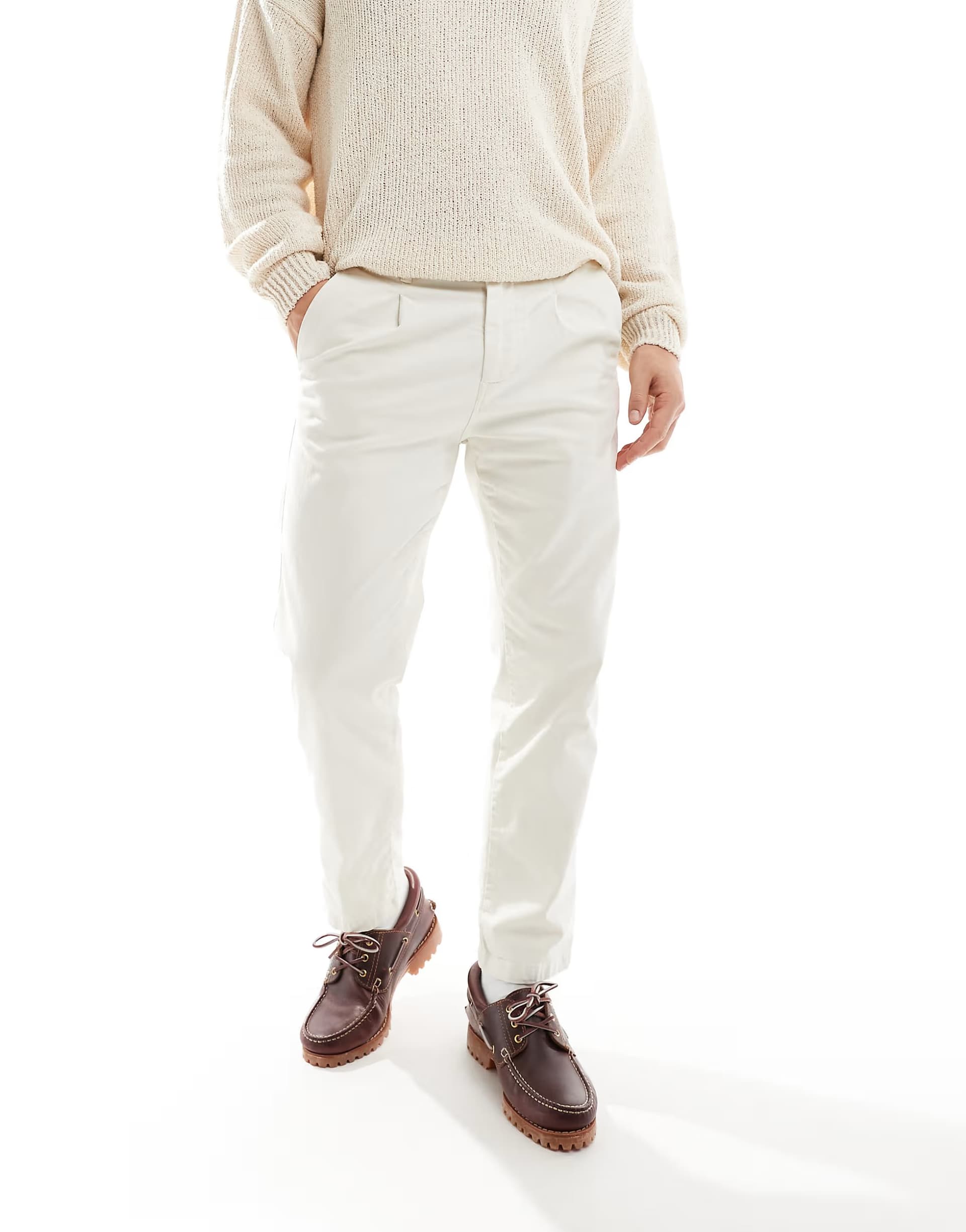 ASOS ASOS Scalpers Firenze Cream Relaxed Pants