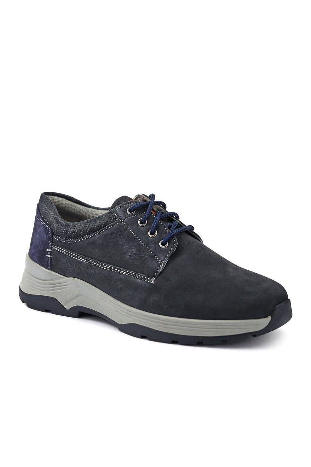 Easyfit Easyfit Men's Navy Extra-Wide Lace-Up Shoes