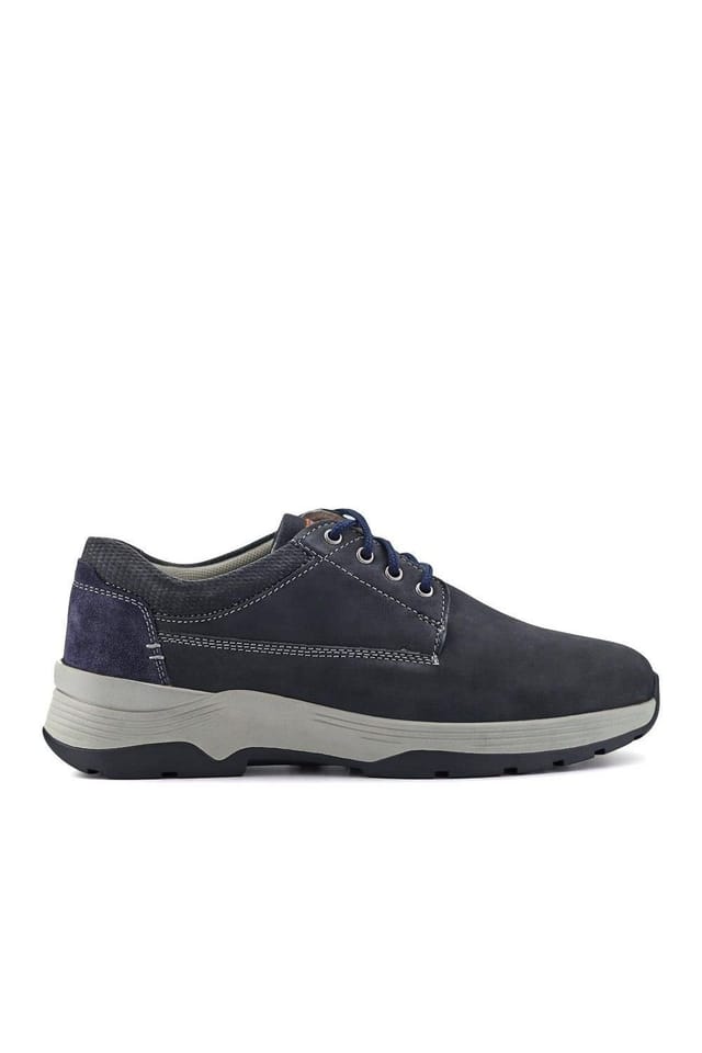 Easyfit Easyfit Men's Extra-Wide Lightweight Lace-Up Shoes in Navy - 2