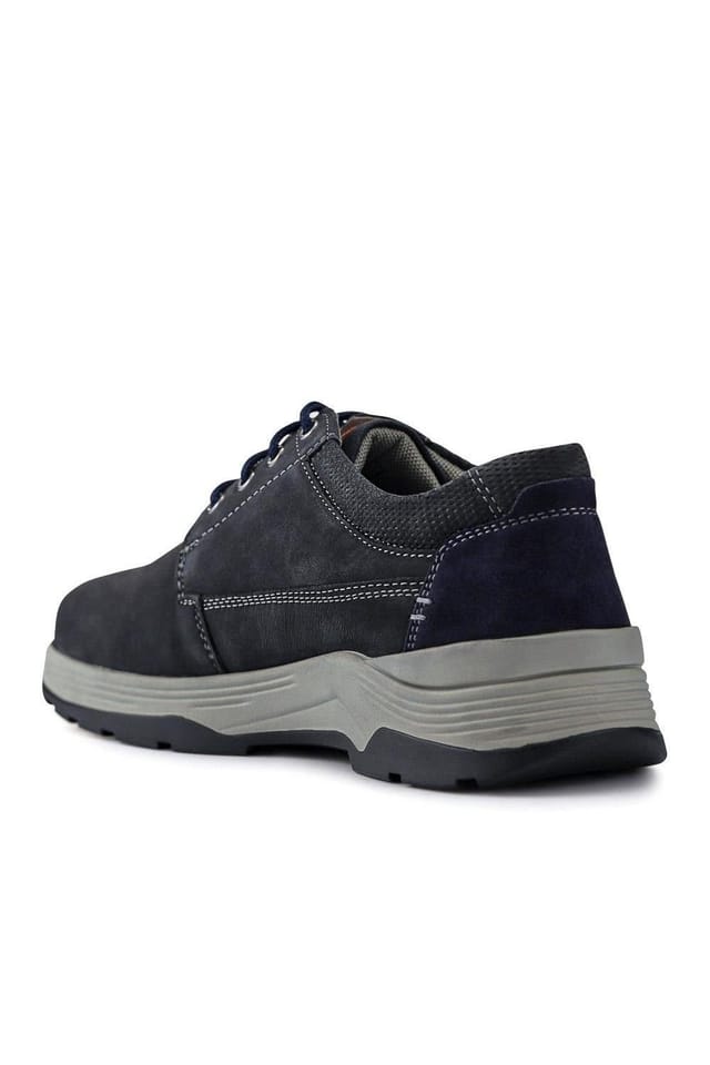 Easyfit Easyfit Men's Extra-Wide Lightweight Lace-Up Shoes in Navy - 3