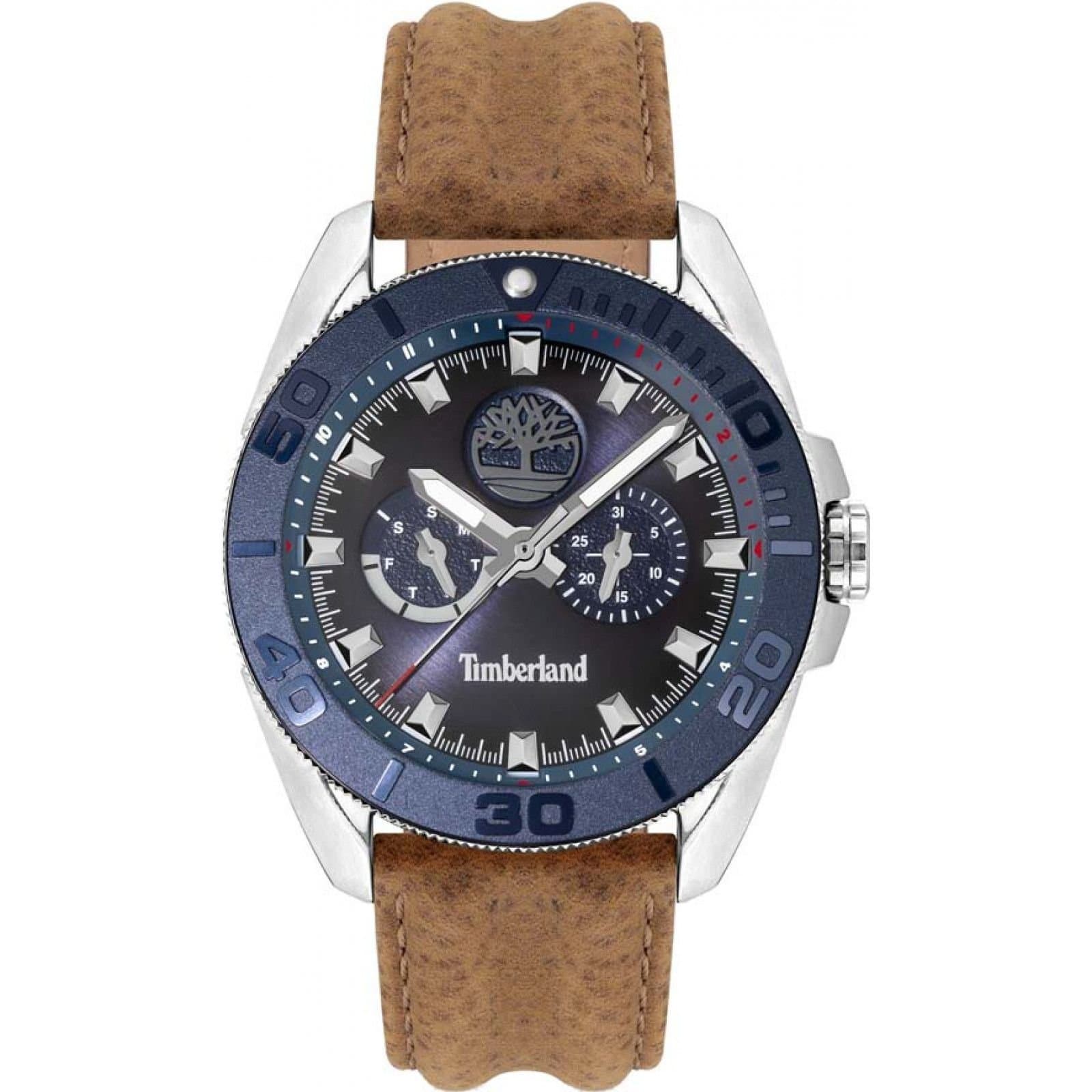 Timberland Timberland Men's TDWGF2200903 Fairhill 44mm Quartz Watch in Brown