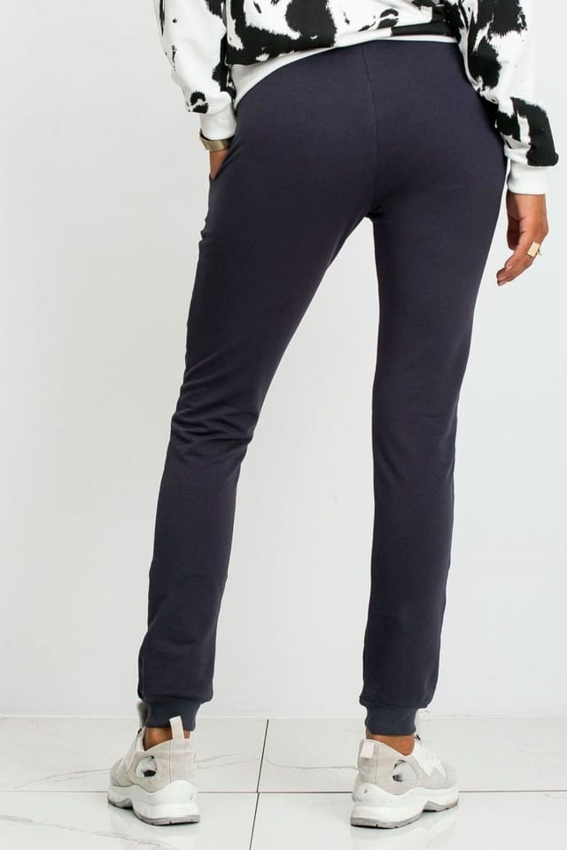 Love Lace Love Lace Women's Fashion Narrow Leg Tracksuit Trousers in Grey - 3