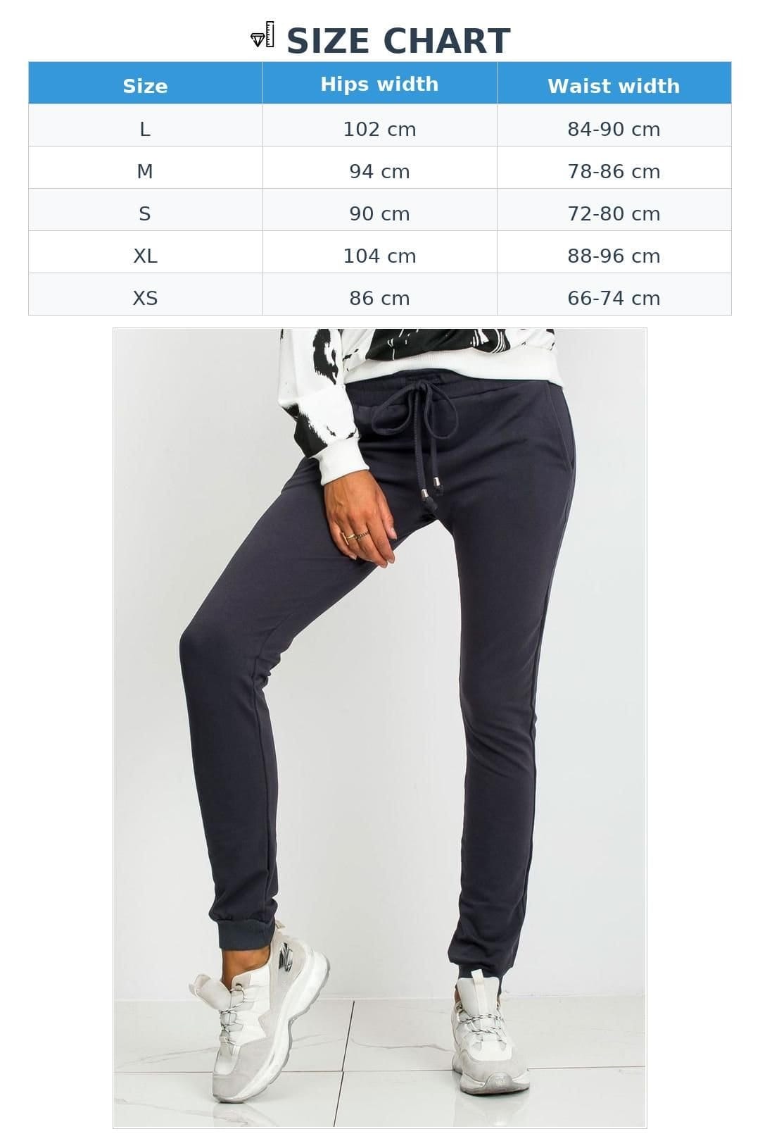 Love Lace Love Lace Women's Fashion Narrow Leg Tracksuit Trousers in Grey - 4