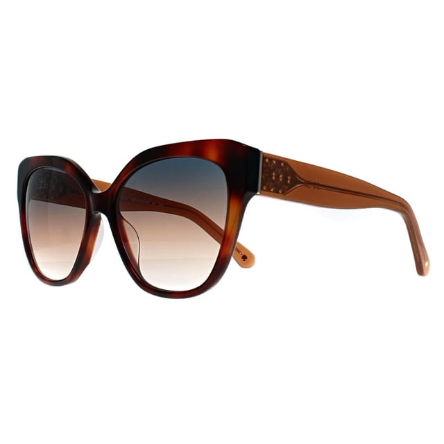 Kate Spade Kate Spade Women's Cat Eye Black Dark Grey Gradient Savanna/G/S - 2