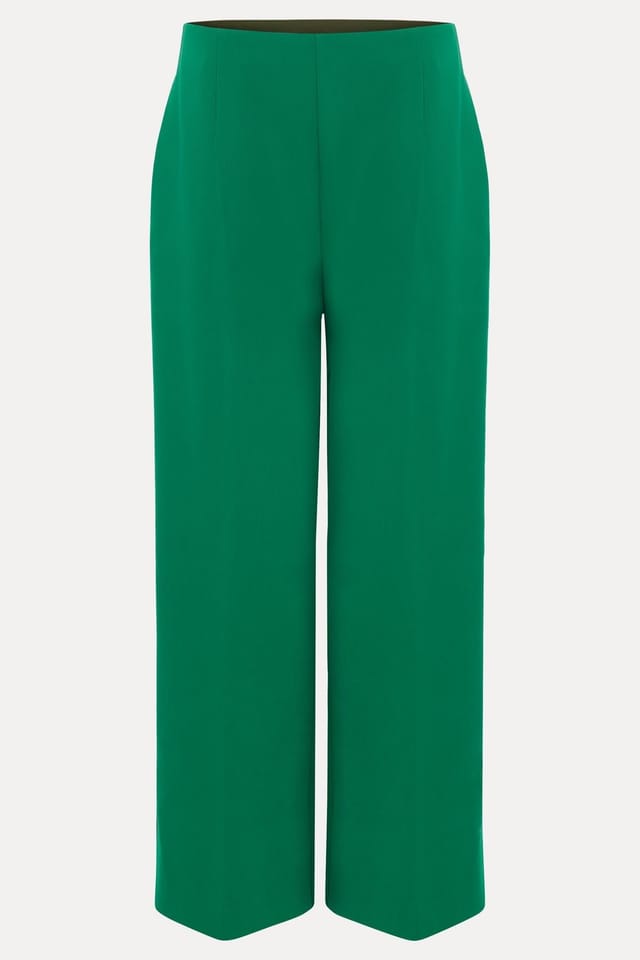 Phase Eight Phase Eight Women's Aubrielle High-Waist Tailored Trousers in Emerald - 2