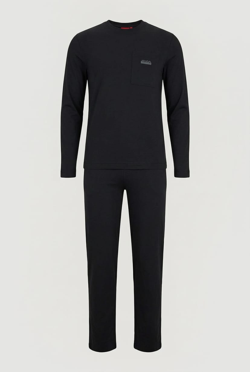 HUGO Hugo Men's Nocto Long Set Black - 1