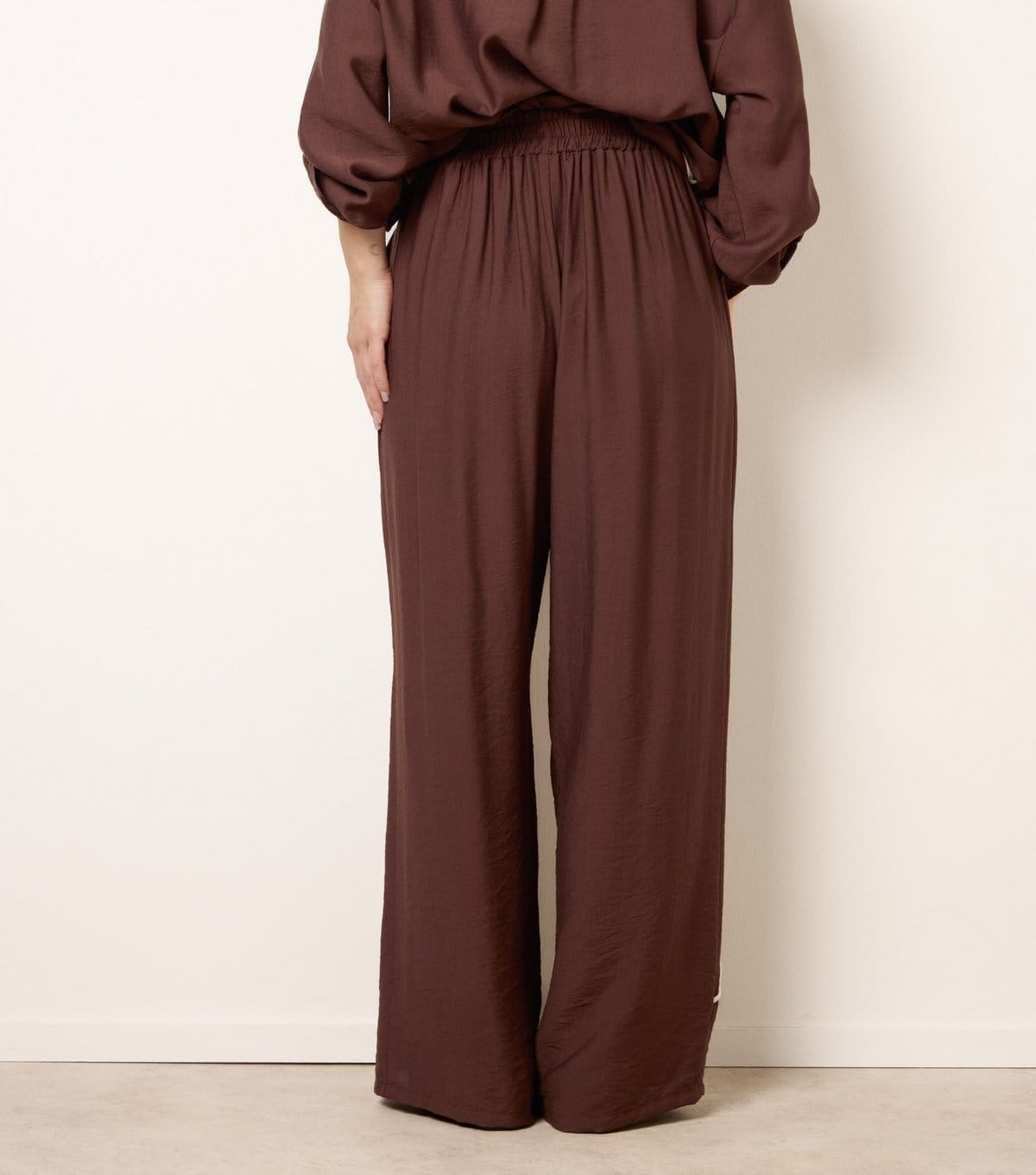 Blue Vanilla Women's Dark Brown Floral Embroidered Trousers Blue Vanilla New Look - 4