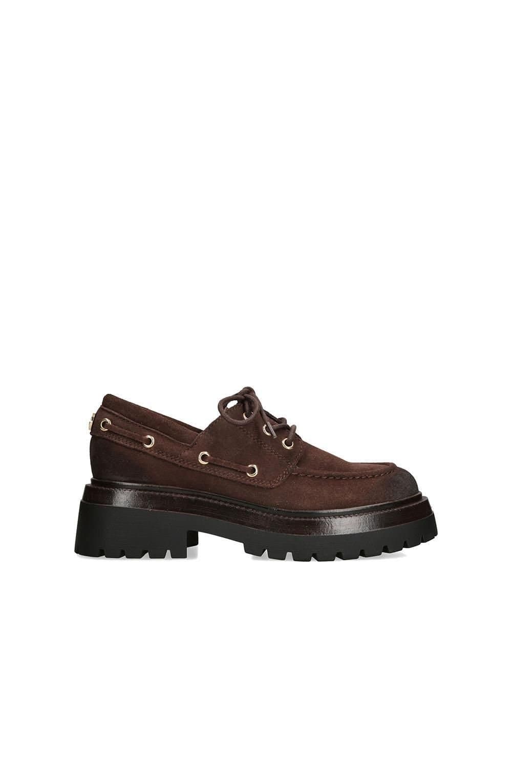Steve Madden STEVE MADDEN Women's 'Detroit Brown Suede' Suede Flats
