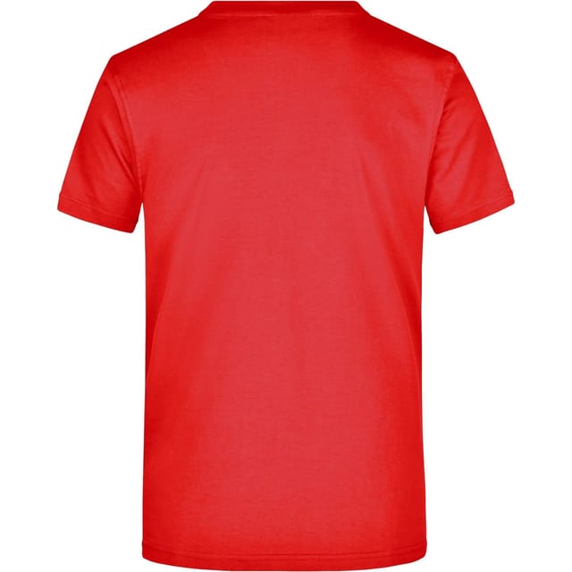 James and Nicholson James and Nicholson Men's Heavyweight Crew Neck T-Shirt in Dark Red - 2