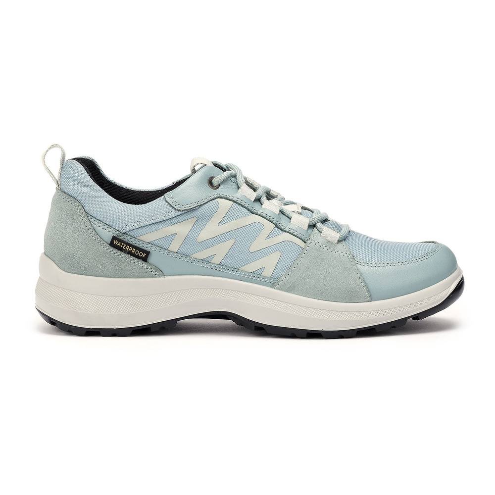 Hotter Hotter Women's 'Chill' Waterproof Walking Shoes in Duck Egg Blue - 2