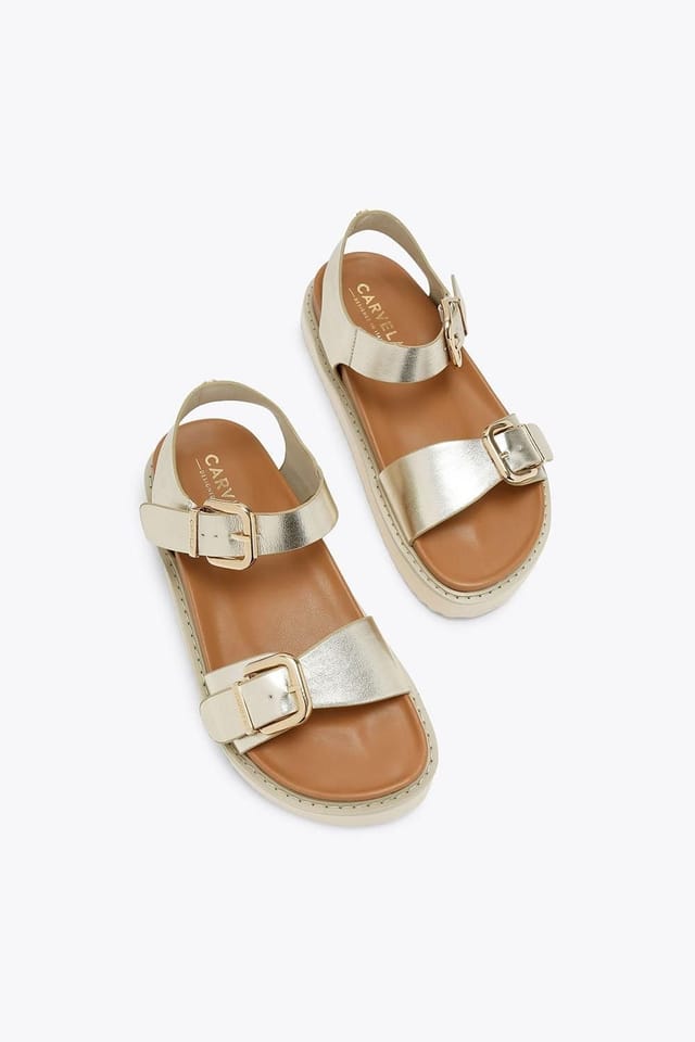 Carvela Carvela Women's 'Lenora Sandal' Sandals in Gold - 2