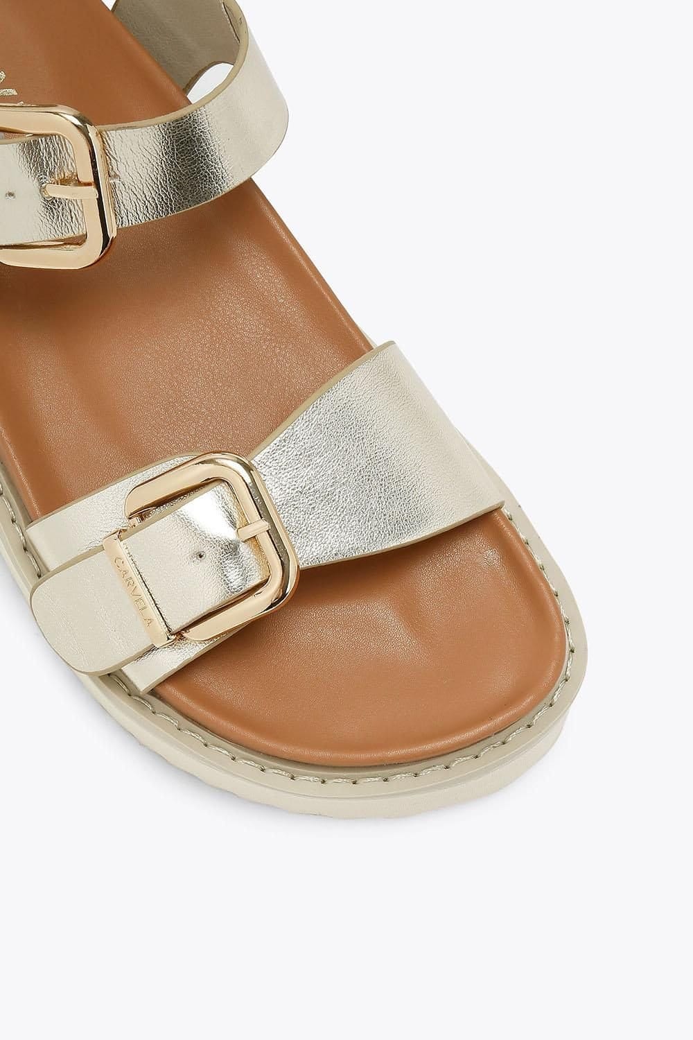 Carvela Carvela Women's 'Lenora Sandal' Sandals in Gold - 4