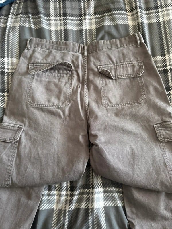 Bershka Grey Jean Cargos