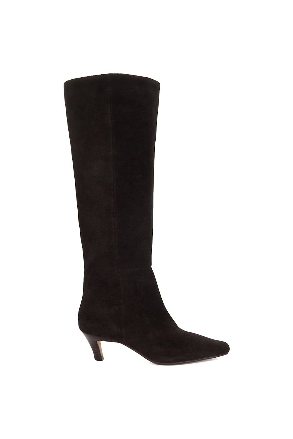 Dune London Dune London Women's 'Slink' Suede Knee High Boots in Brown - 1