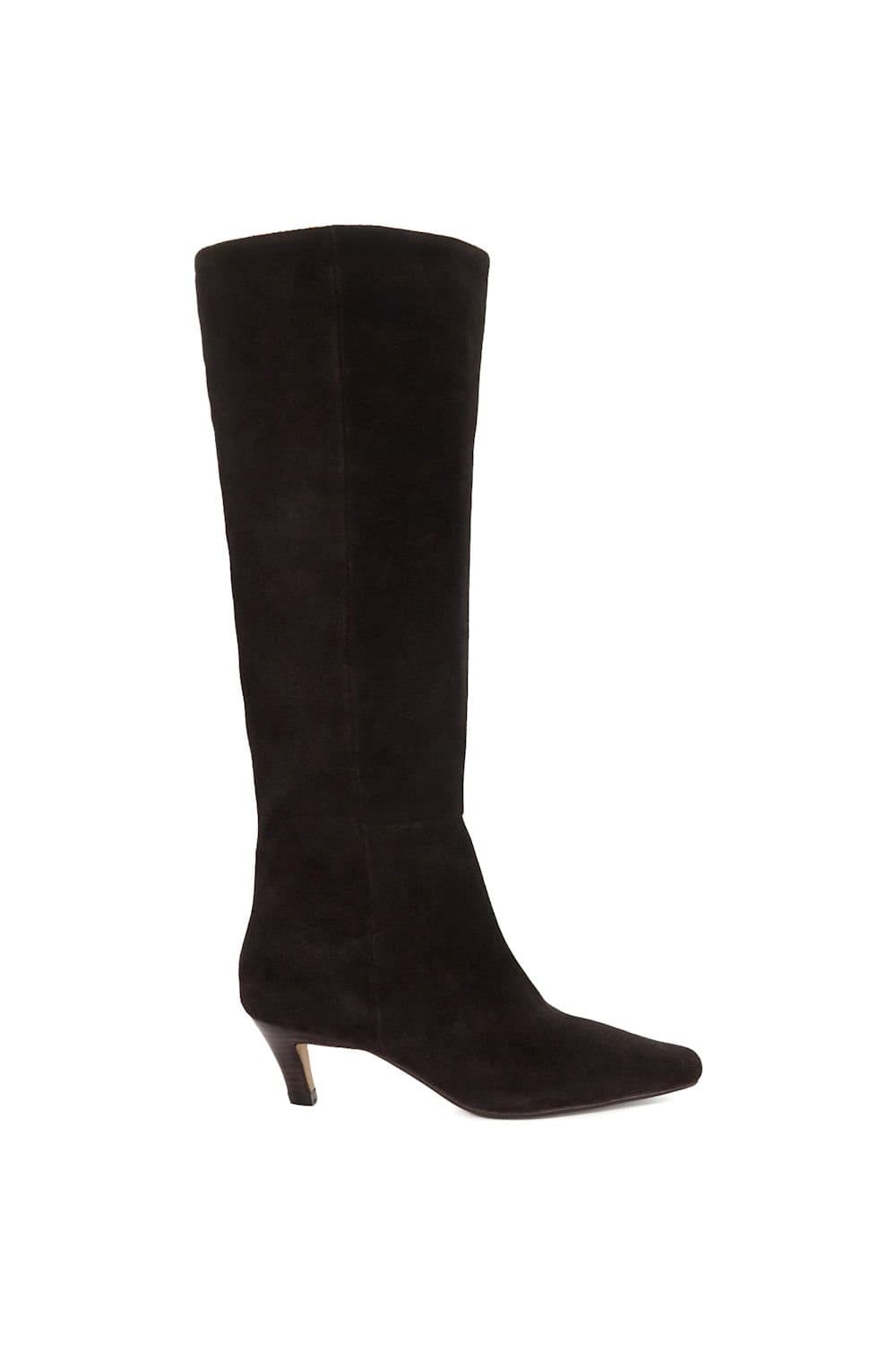 Dune London Dune London Women's 'Slink' Suede Knee High Boots in Brown