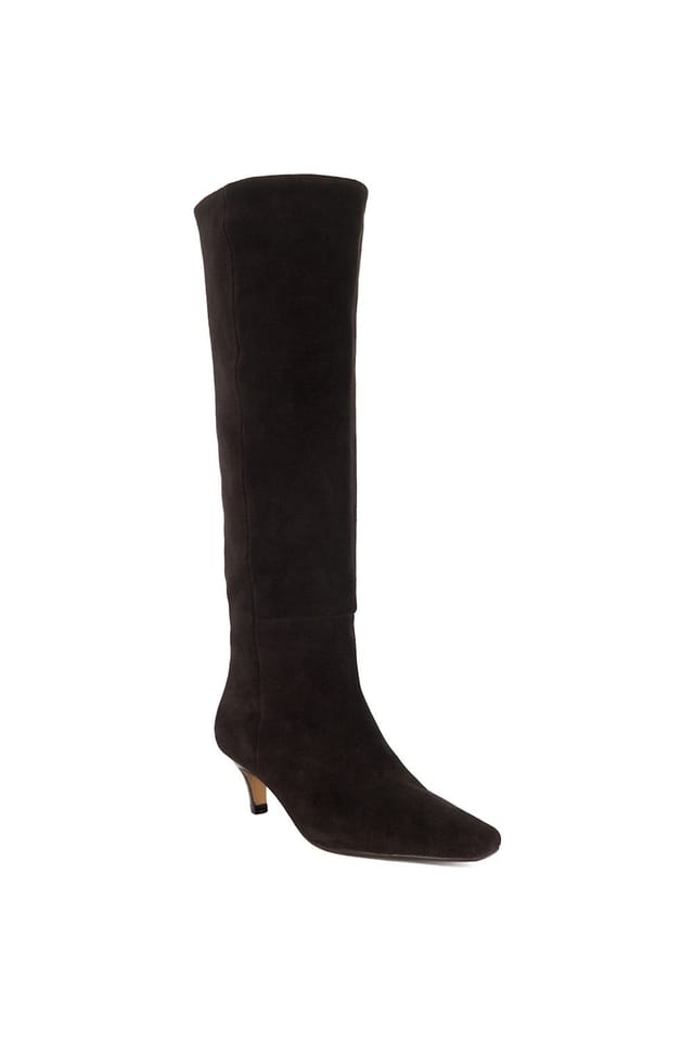 Dune London Dune London Women's 'Slink' Suede Knee High Boots in Brown - 2
