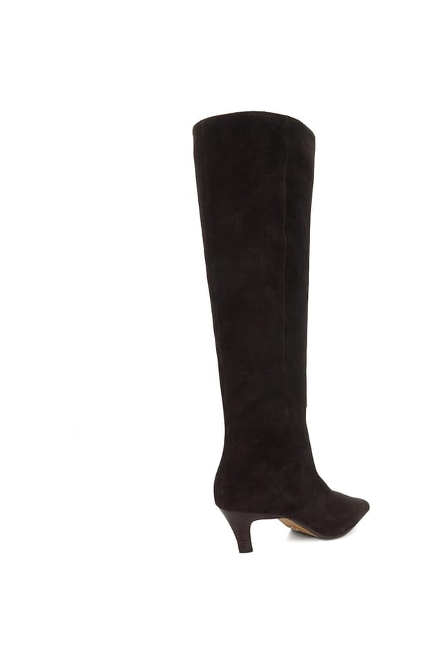 Dune London Dune London Women's 'Slink' Suede Knee High Boots in Brown - 3