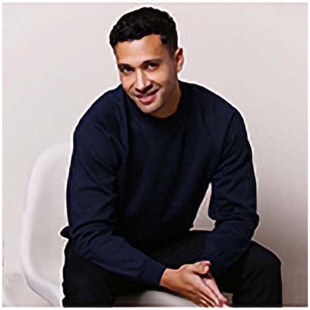 MADDINS Maddins Men's Coloursure Plain Crew Neck Sweatshirt in Navy - 2