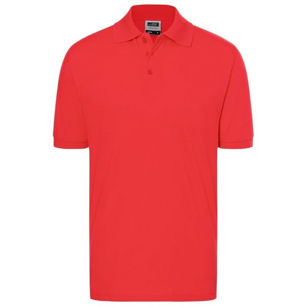 James and Nicholson James and Nicholson Men's Classic Polo Shirt in Dark Red
