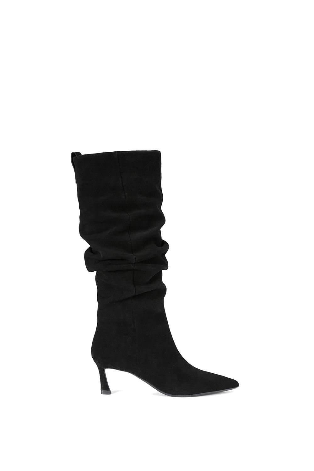 KG Kurt Geiger KG Kurt Geiger Women's 'Stark Rouche' Suede Boots in Black