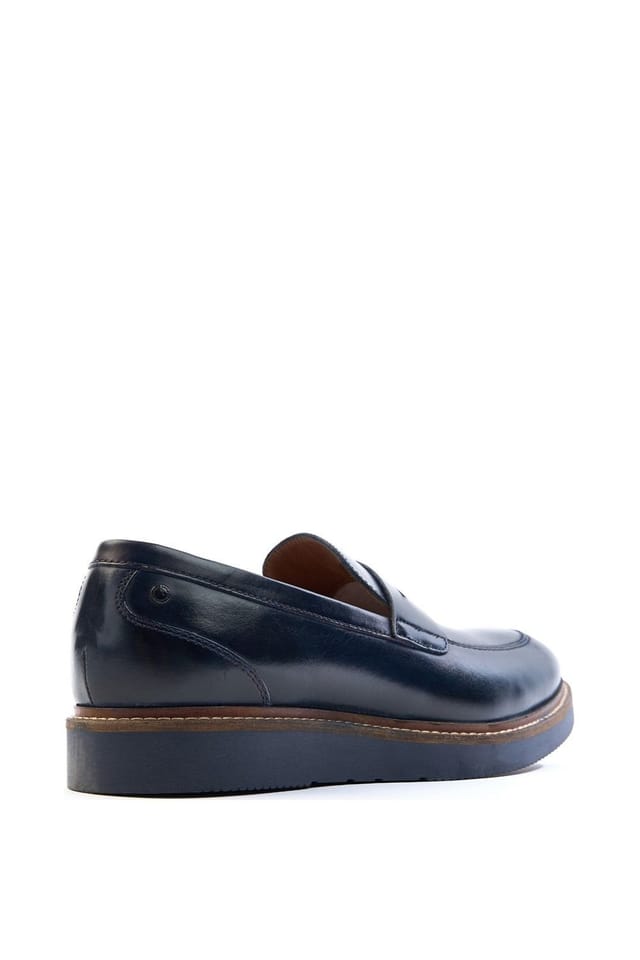Base London Base London Men's Sid Penny Loafer in Navy - 2