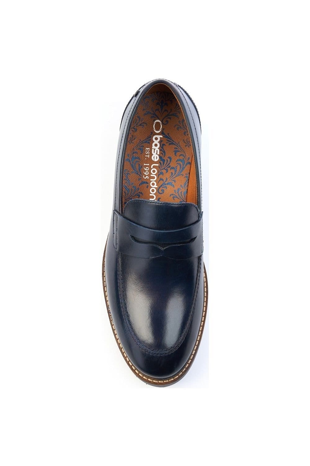 Base London Base London Men's Sid Penny Loafer in Navy - 4
