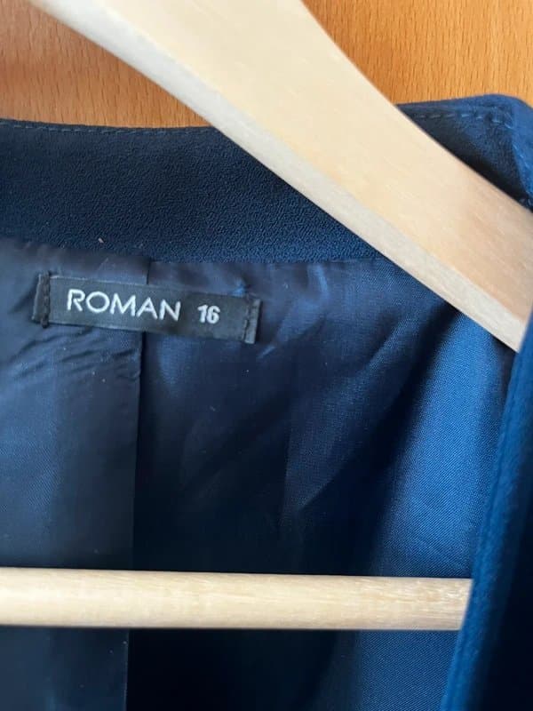 ROMAN Roman fully lined jacket, 3/4 sleeves size 16