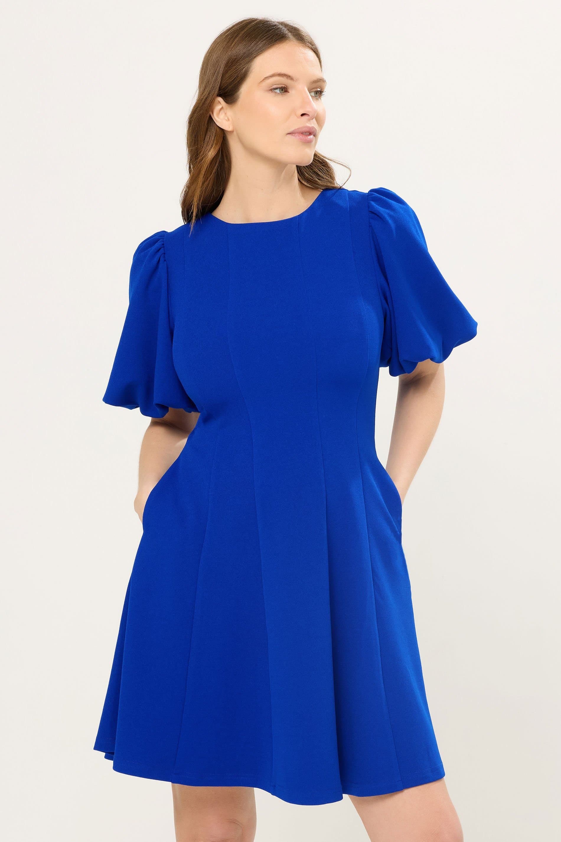 Star By Julien Macdonald Star by Julien Macdonald Women's Panelled Mini Dress in Cobalt