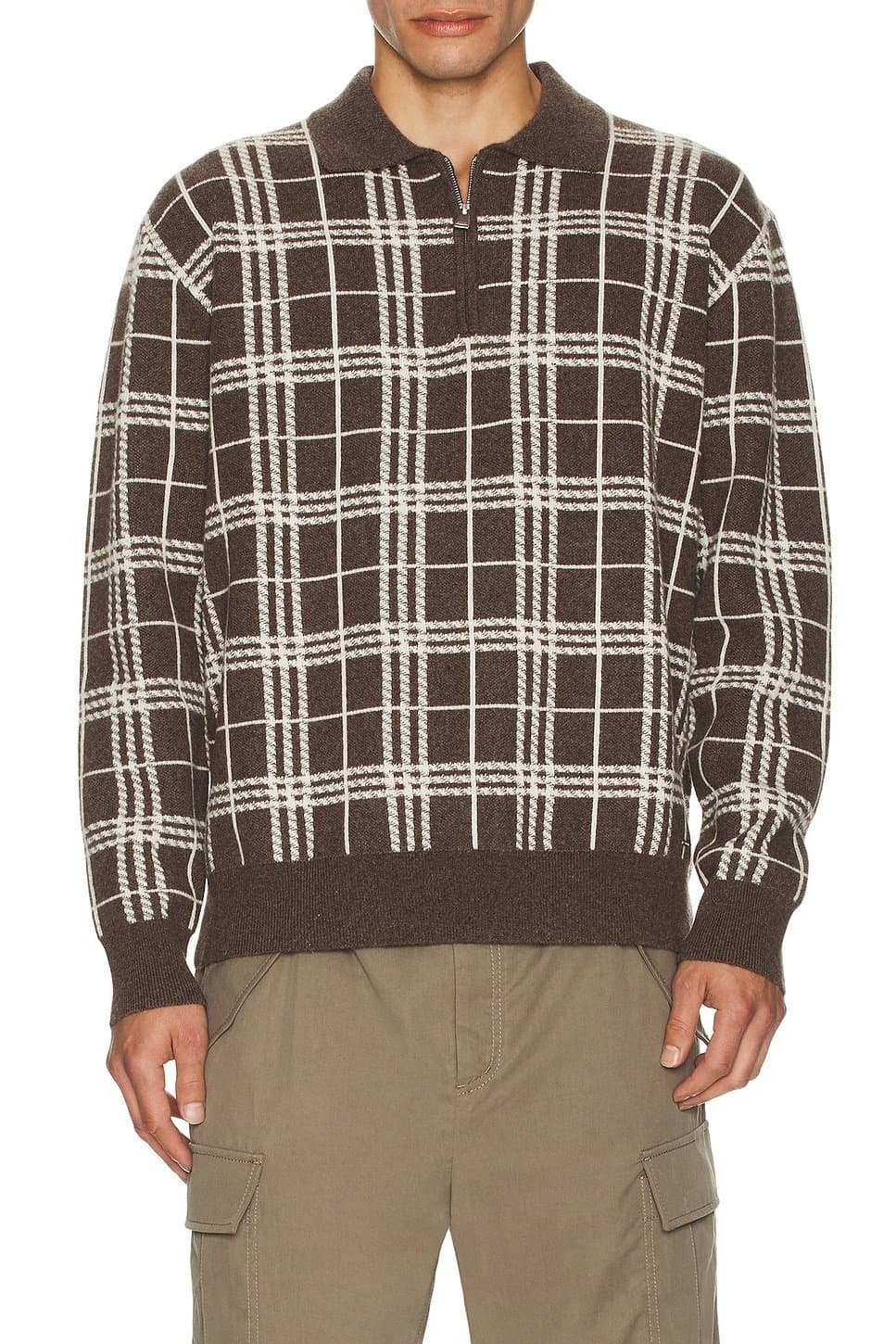 revolve Klaus Zip Polo Sweater