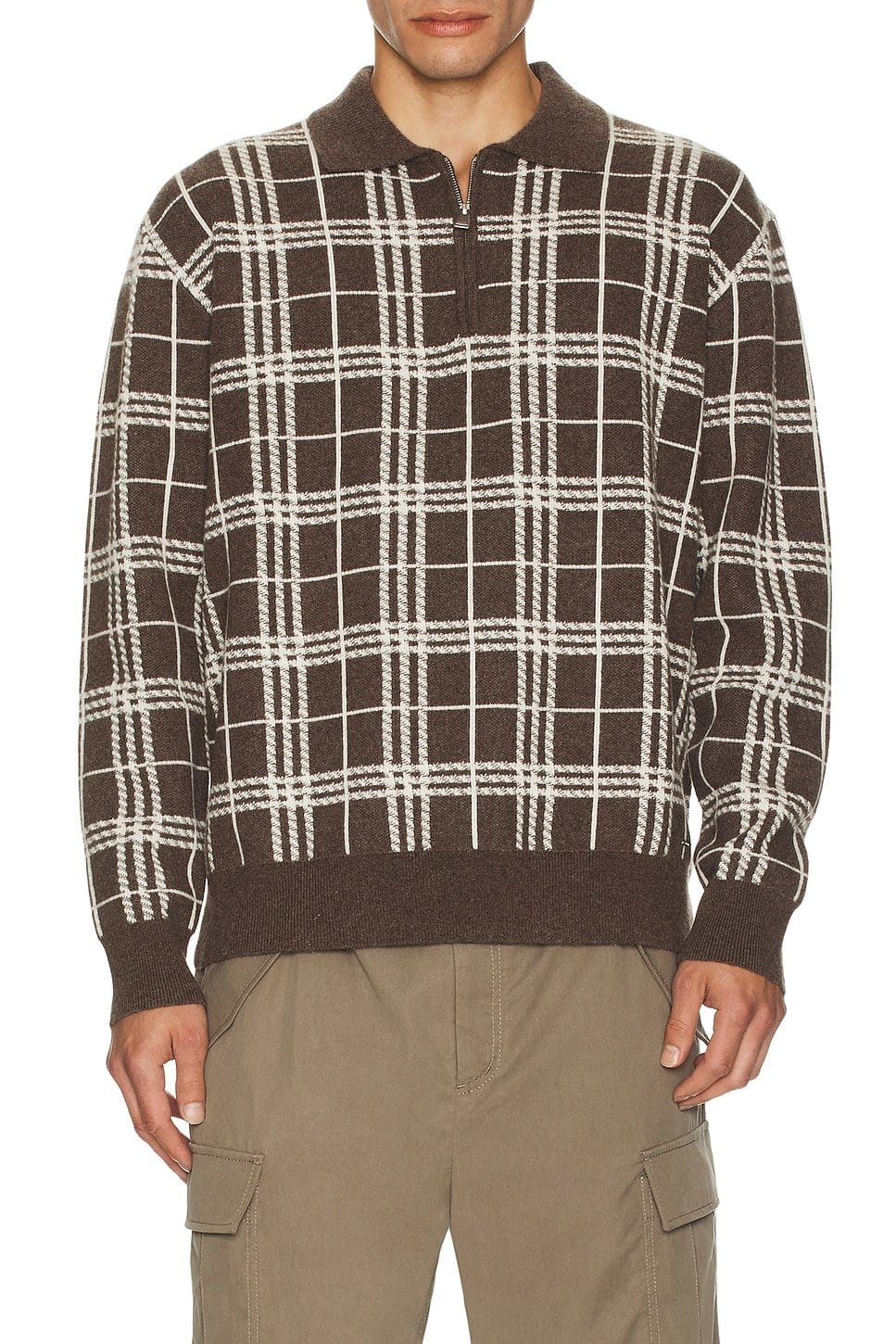 revolve Klaus Zip Polo Sweater - 1