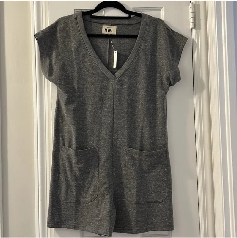 Madewell NWT Madewell Romper Gray - 1