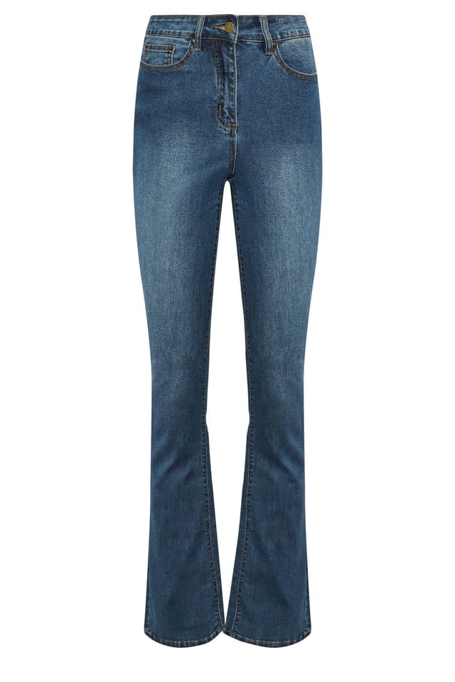 Long Tall Sally Long Tall Sally Women's Tall Bootcut Jeans in Blue - 2